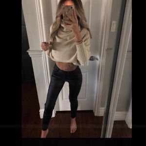 High waisted leather pants  (2/$175)